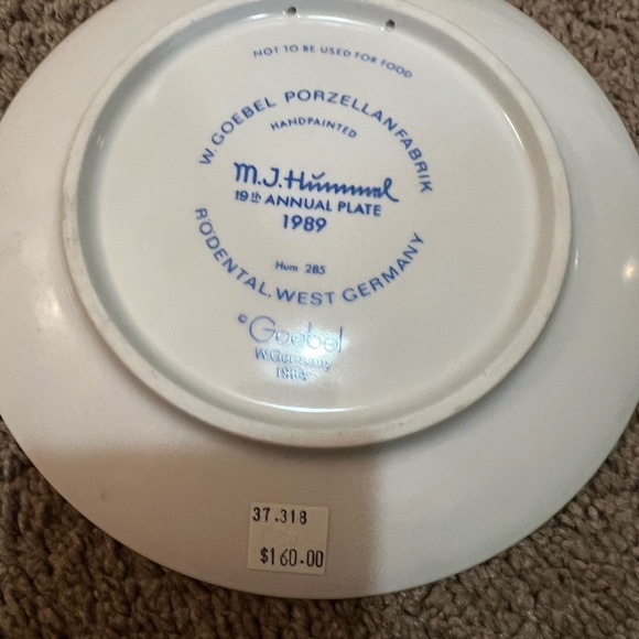 Set of five HUMMEL plates 1988-1992 new in box - Picture 10 of 11